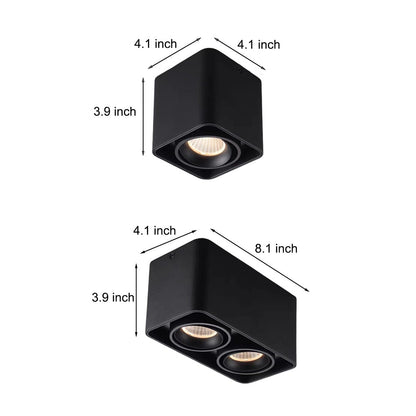 QuadraLuxe - Vierkante LED Plafondlamp met Verstelbare Dimbaarheid