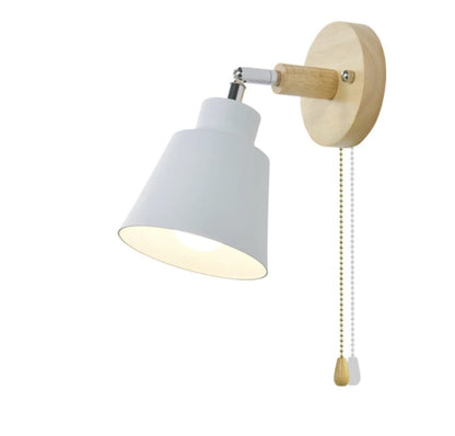 Roterende Collin Wandlamp met Trekschakelaar