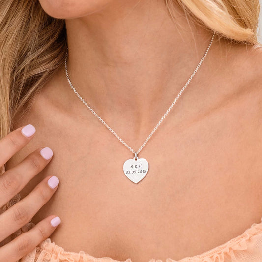 HartGravure - Gepersonaliseerde Hart Ketting