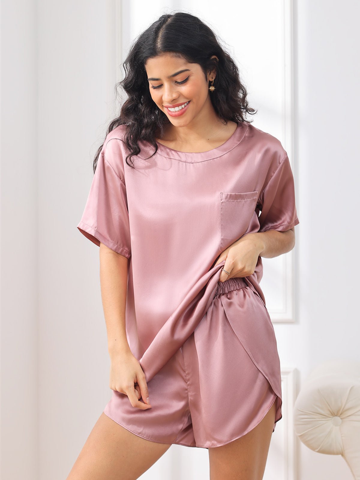 Scarlett - Casual Zijde Pyjama Set