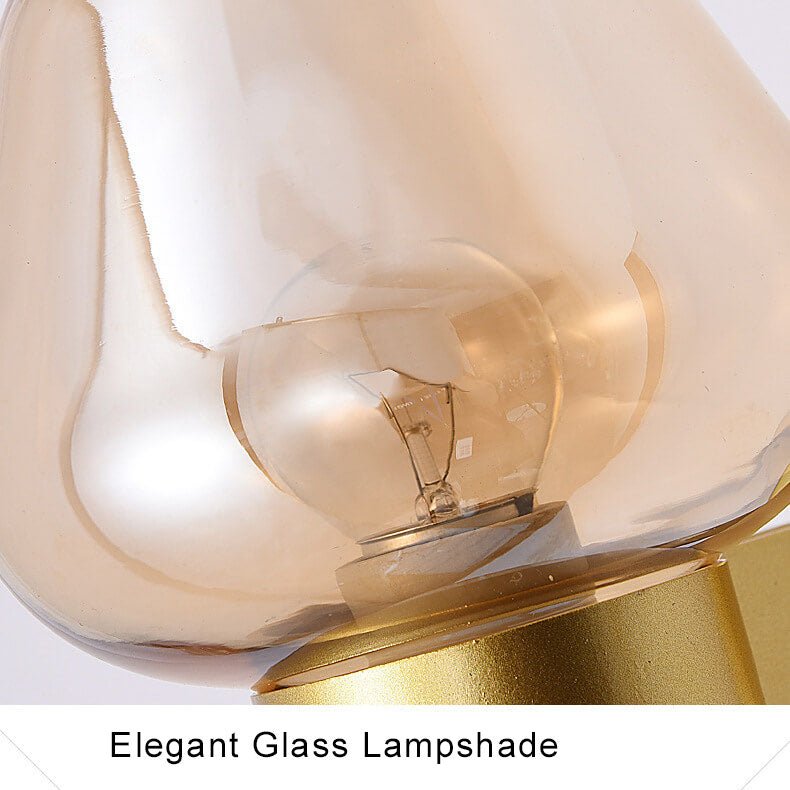 VetroLuxe - Elegante Glas Beker Wandlamp met 1 Lichtpunt