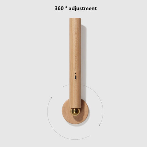 NordicMagnet - Magnetische 360° Houten Wandlamp