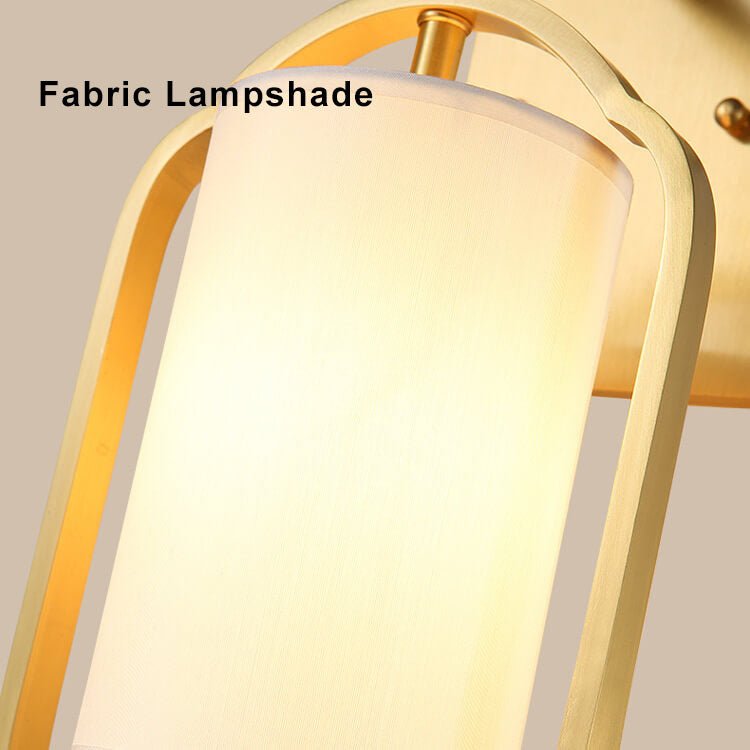 ZenLicht - Moderne Stoffen Wandlamp in Chinese Stijl met 1 Lichtpunt